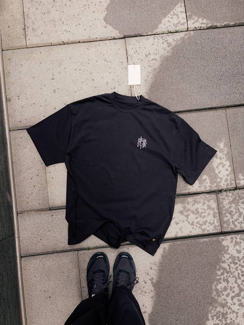 萬事吉利 Logo Oversized T-Shirt (Black)