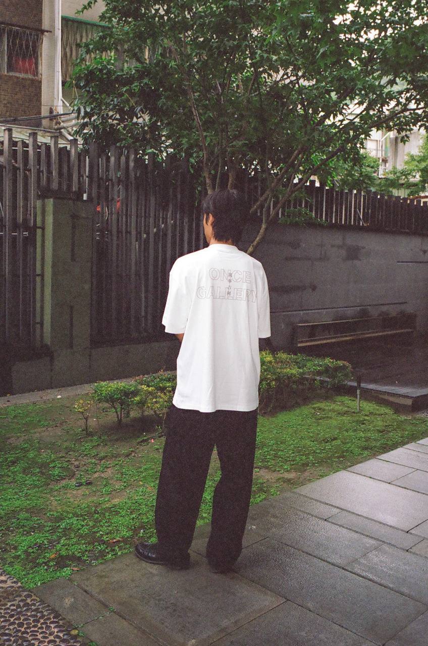 萬事吉利 Logo Oversized T-Shirt (white)